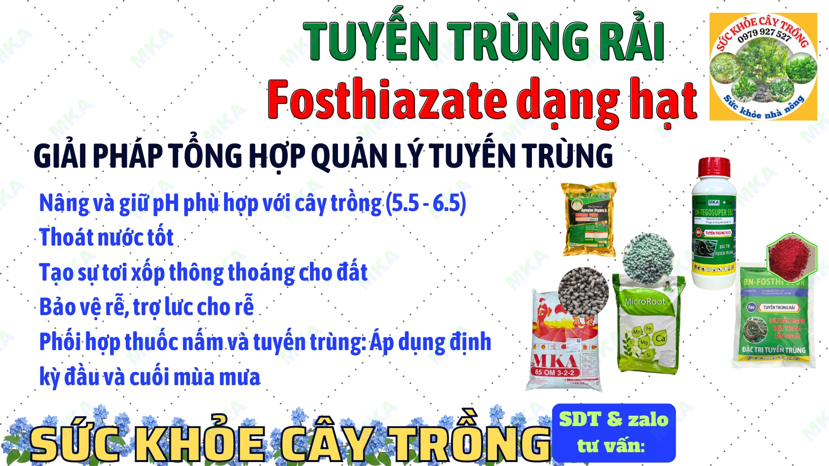 Fos tuyến trùng rải MKA